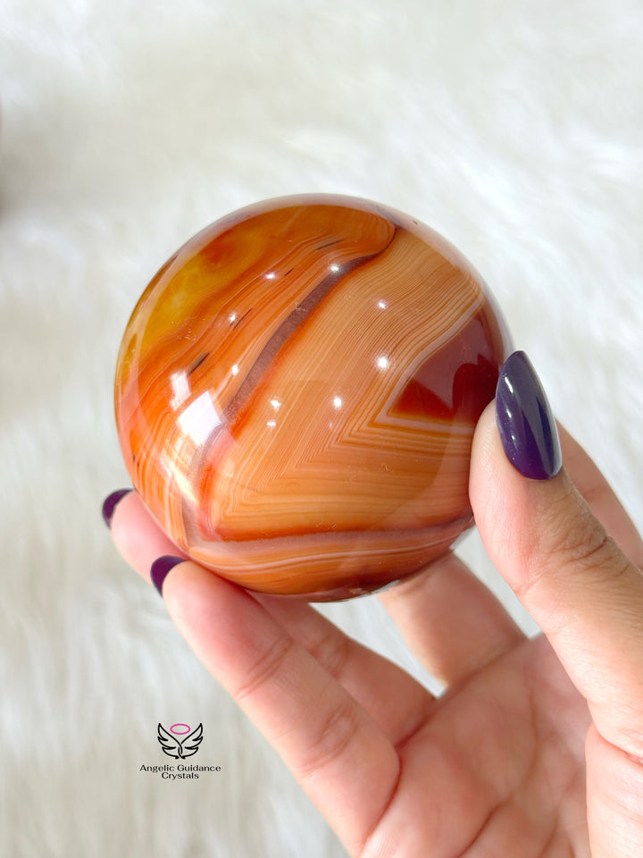 Carnelian Large Sphere