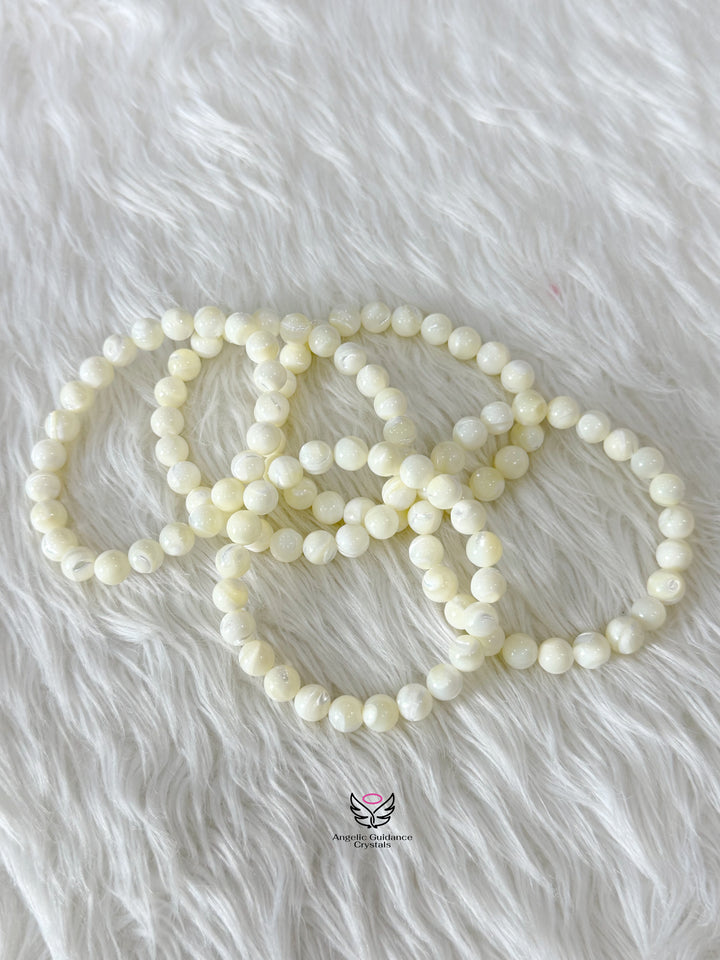 Mother Of Pearl Bracelet 8mm Aaa