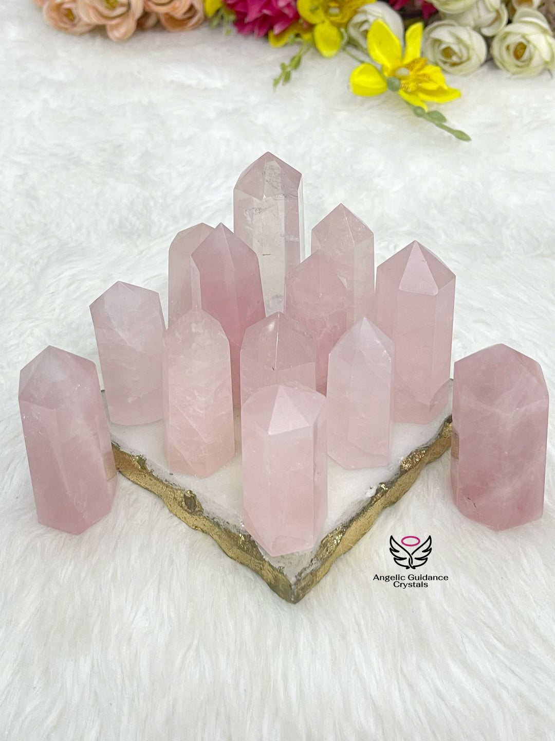 Rose Quartz Tower Small