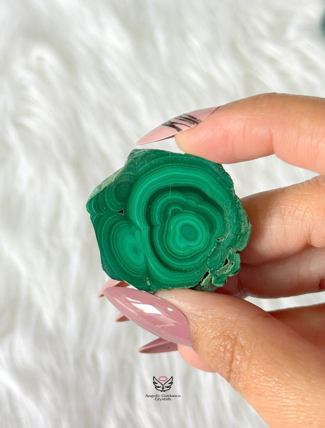 Malachite Raw Slice Small