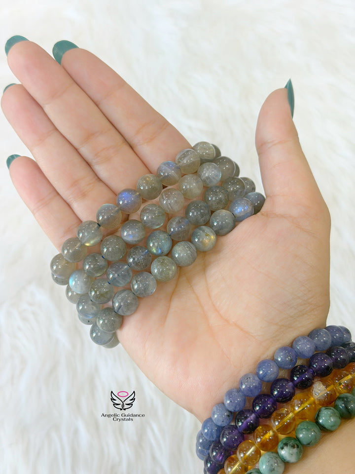 Labradorite Bracelet 10 mm Aaa