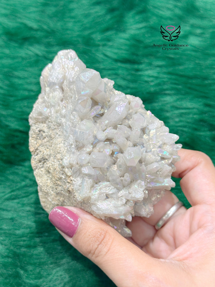 Angel Aura Quartz Cluster 4