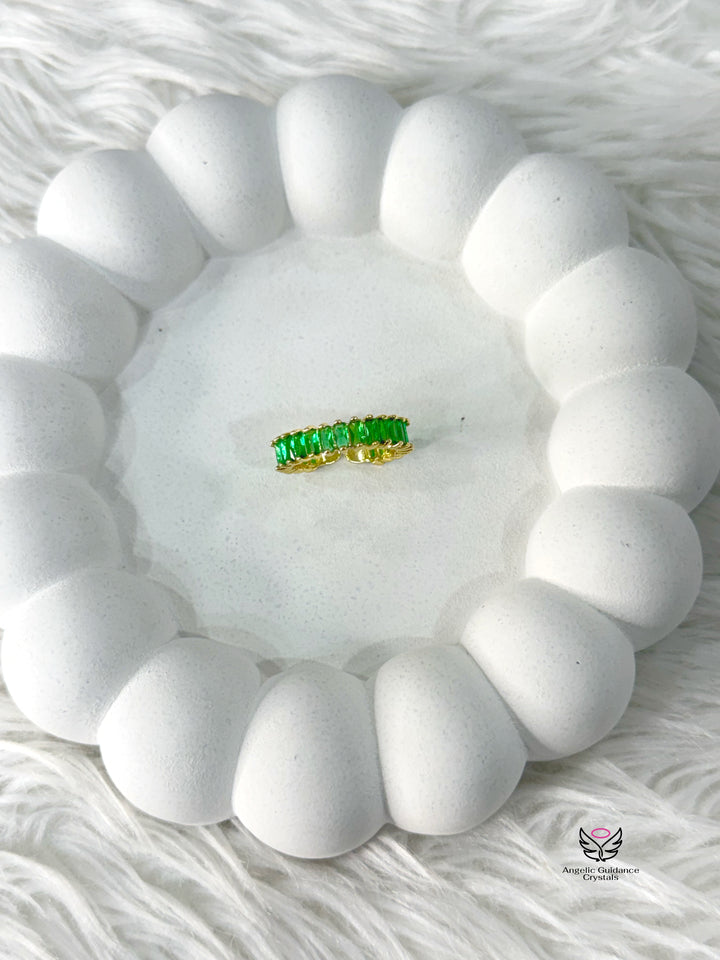 Emerald Anti Tarnish Ring