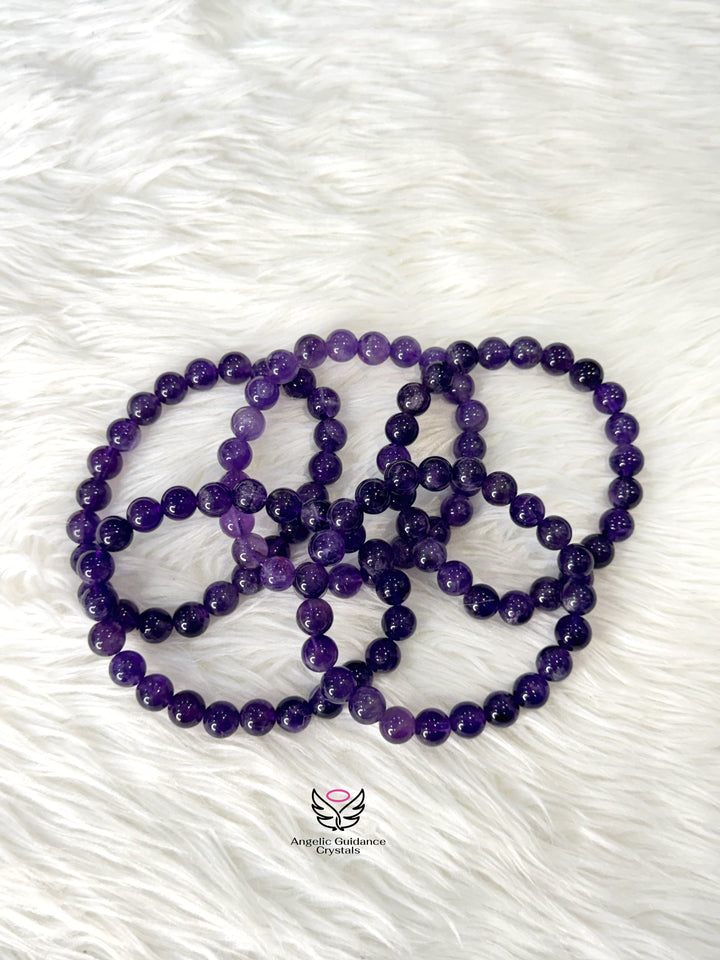 Amethyst Bracelet AA 8mm