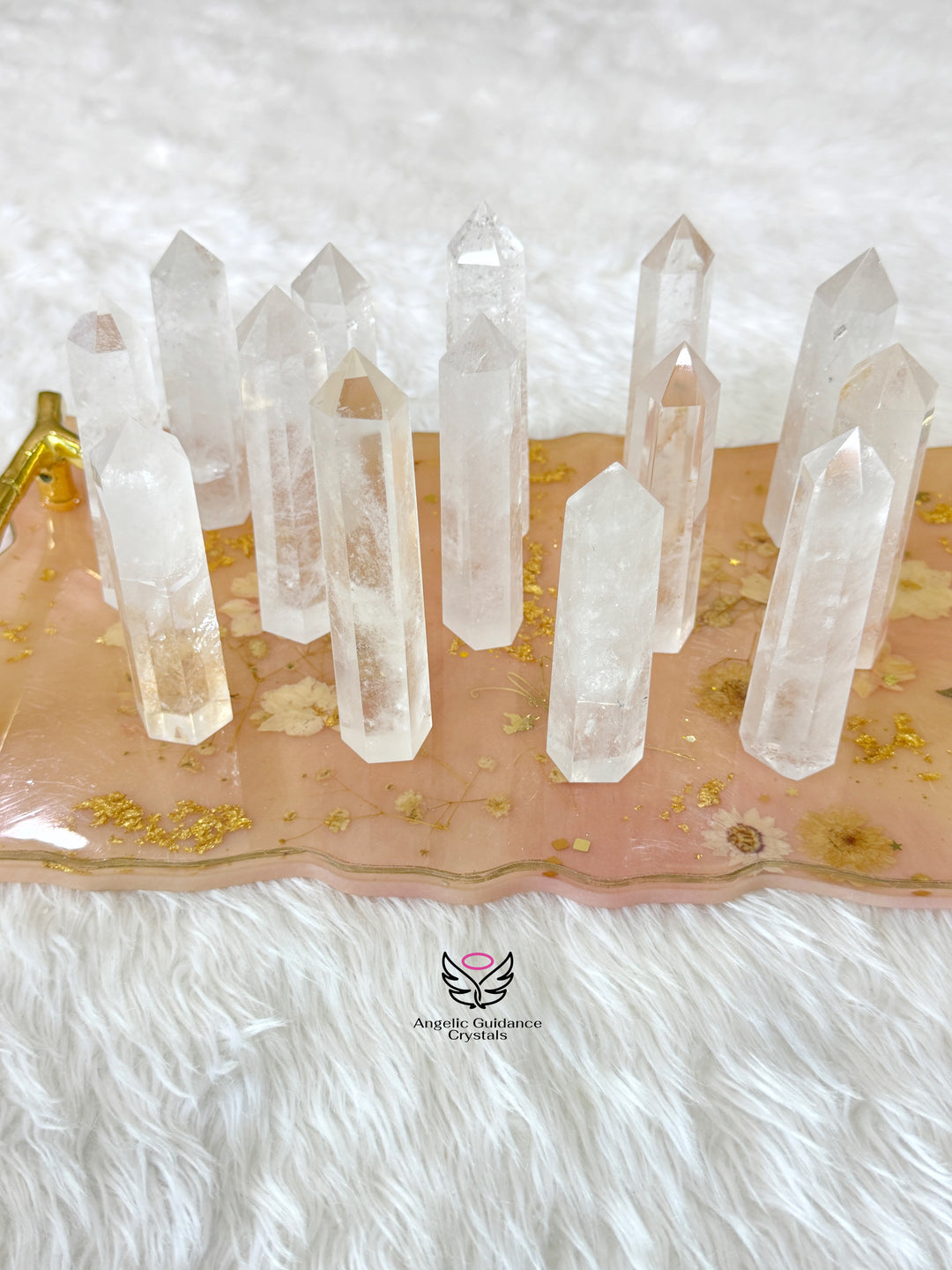 Clear Quartz Tower Large