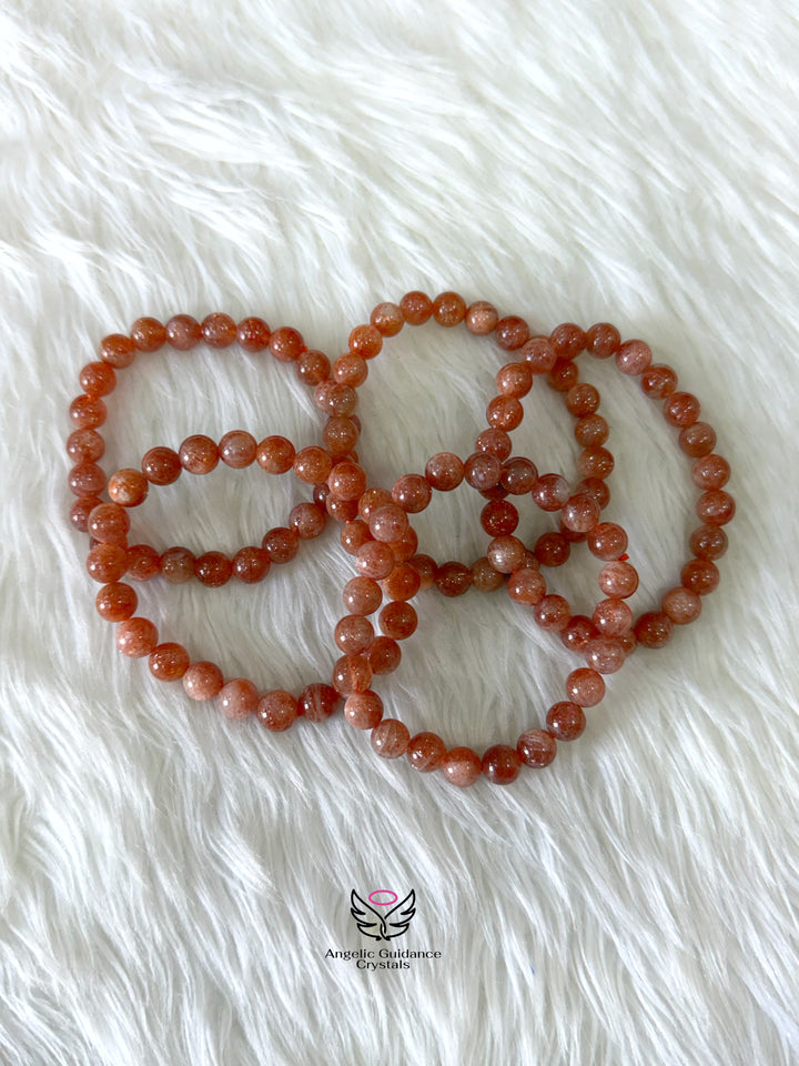 Sunstone Bracelet AAA 8mm