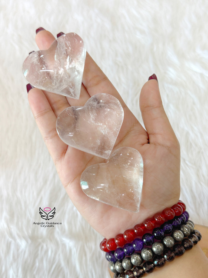 Clear Quartz Heart