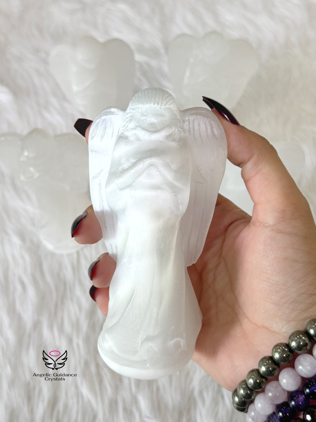 Selenite Angel 12 Inch