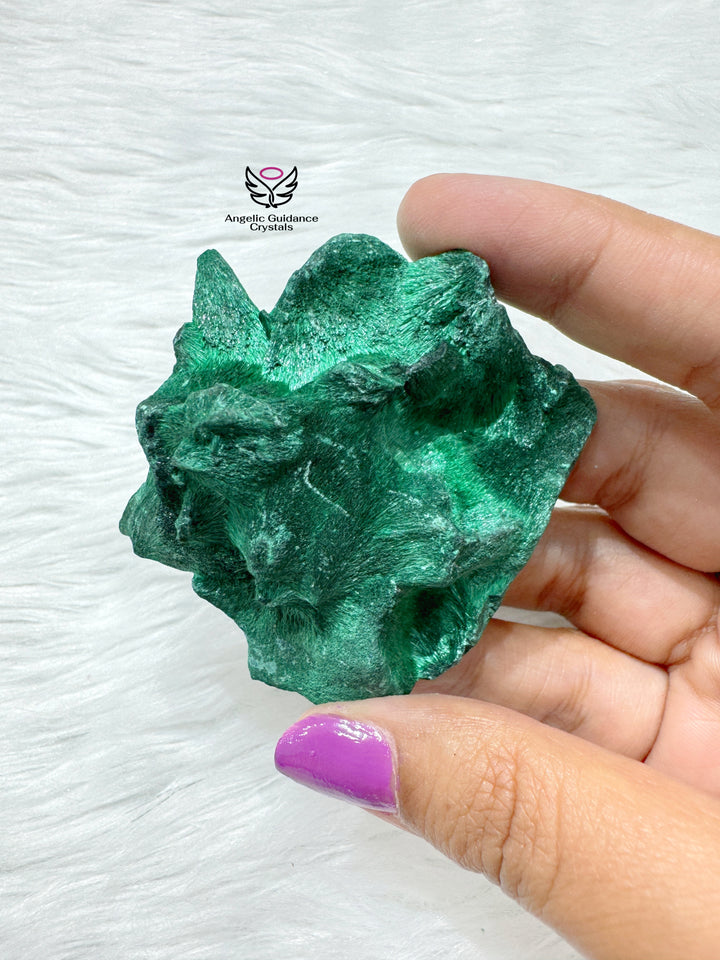 Malachite Velvet Cluster