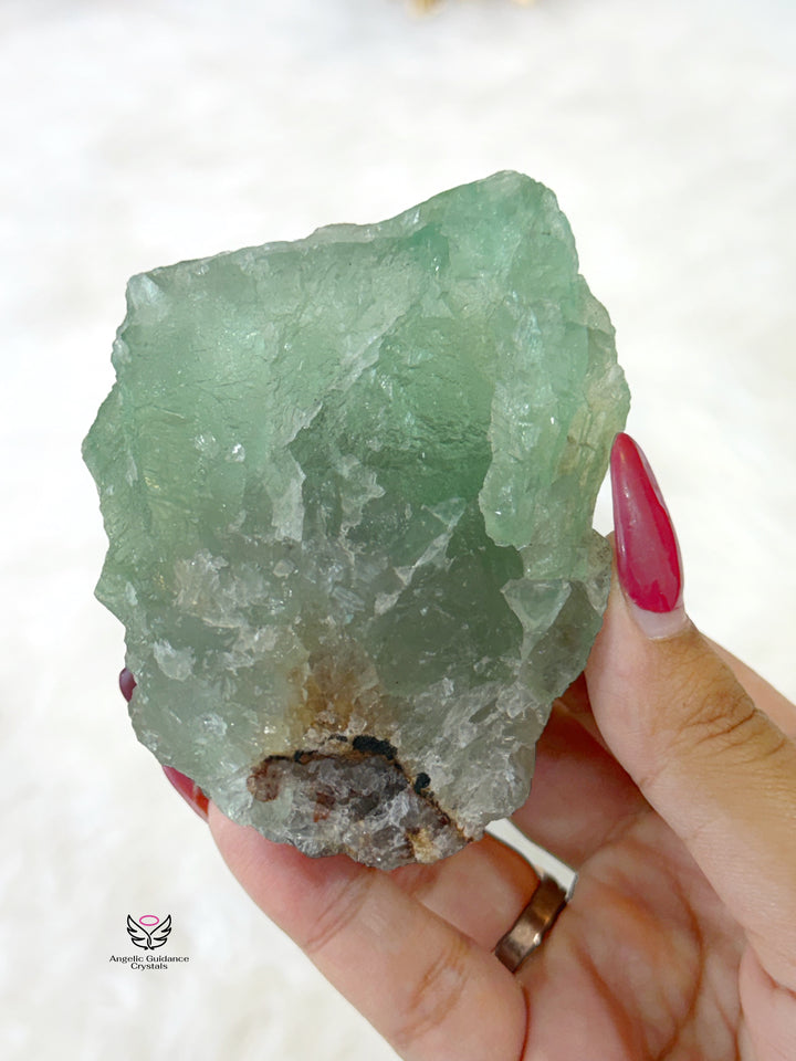Green Fluorite Raw Stone 