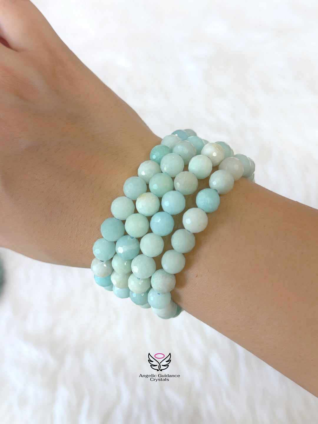 Amazonite Faceted 8mm Bracelet