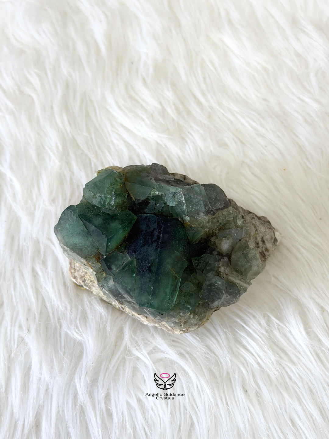 Green Fluorite Cubic Cluster 4