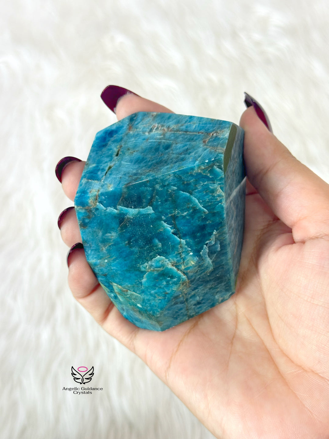 Blue Apatite Freeform Large