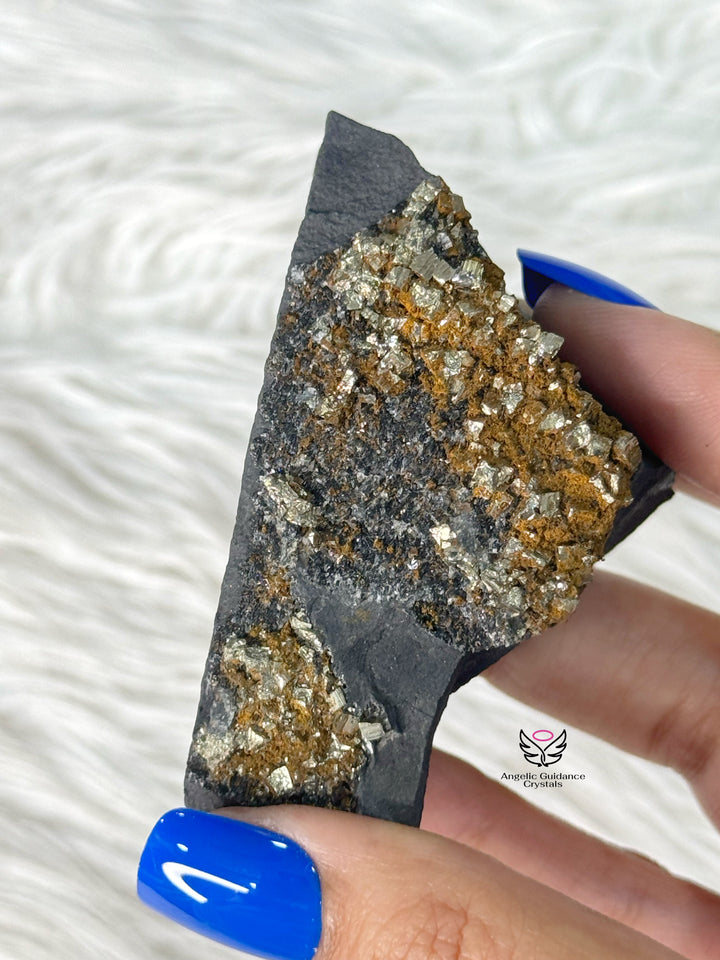 Shungite With Pyrite Rawstone Large