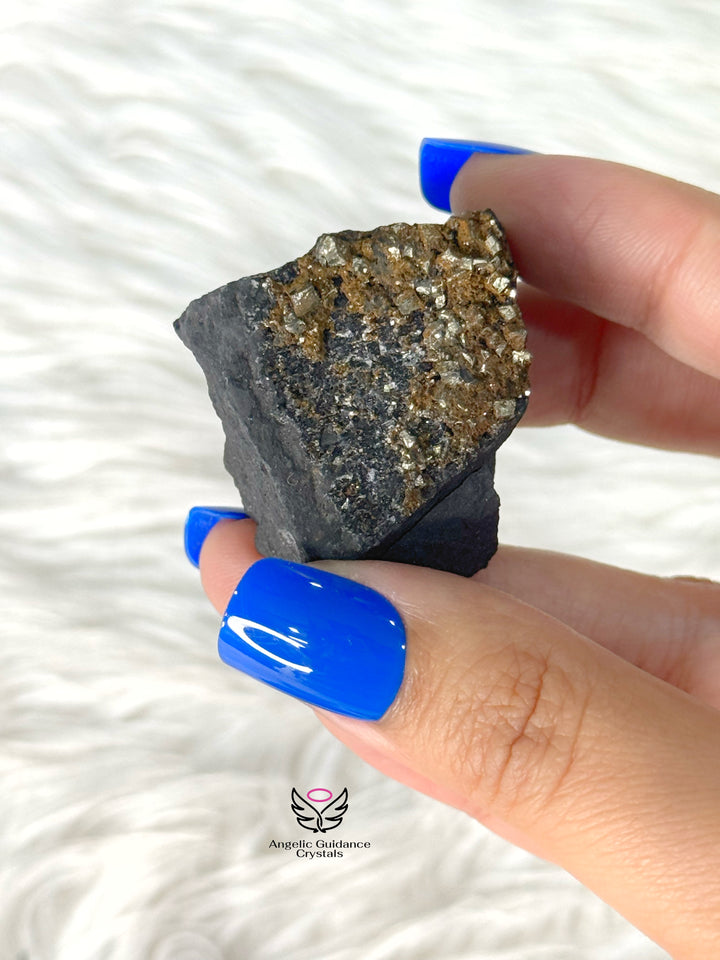 Shungite With Pyrite Rawstone Small