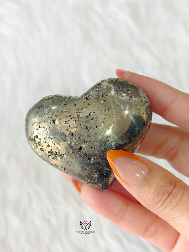 Pyrite Cluster Heart 3