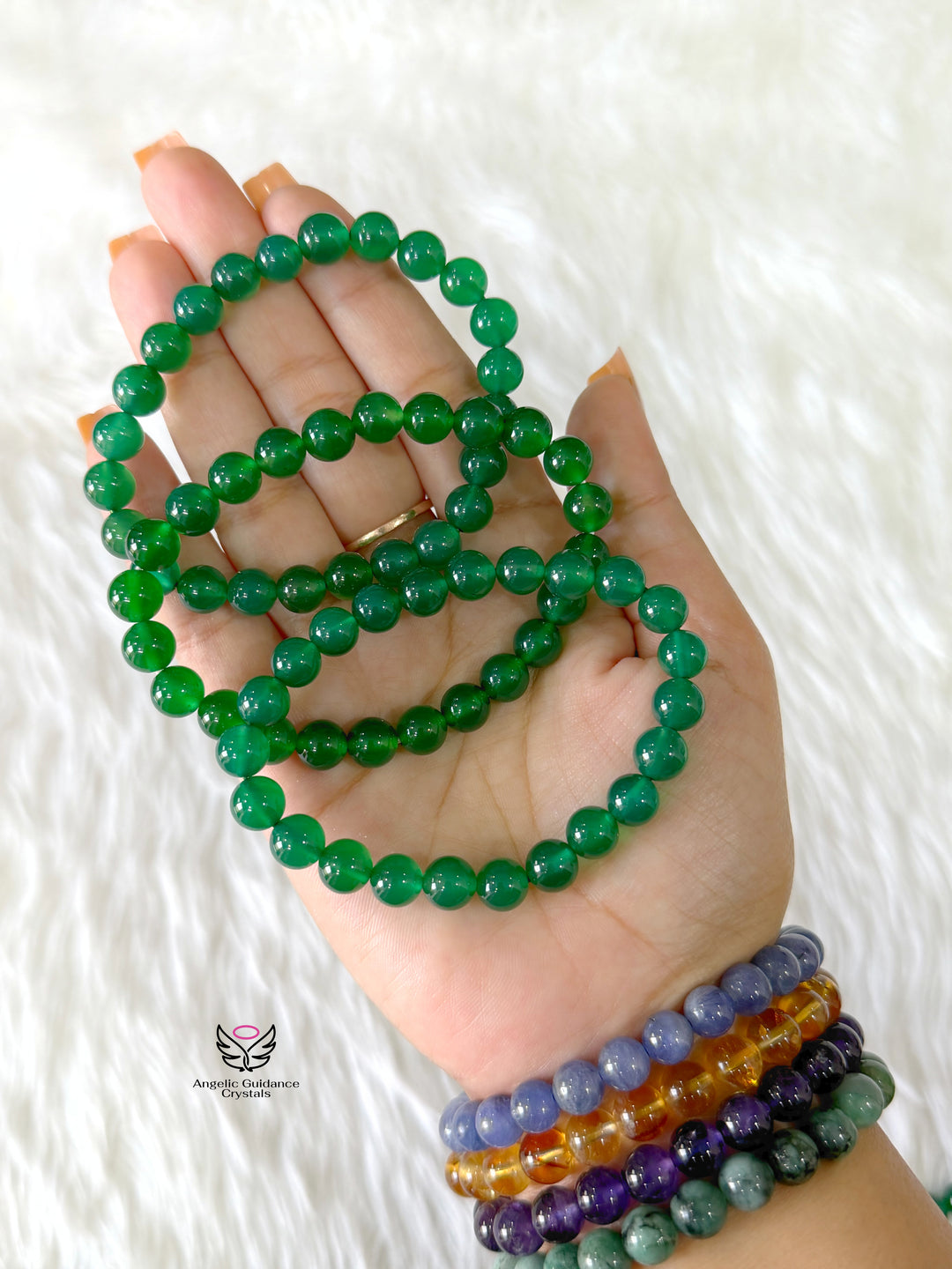 Green Onyx Bracelet 8mm