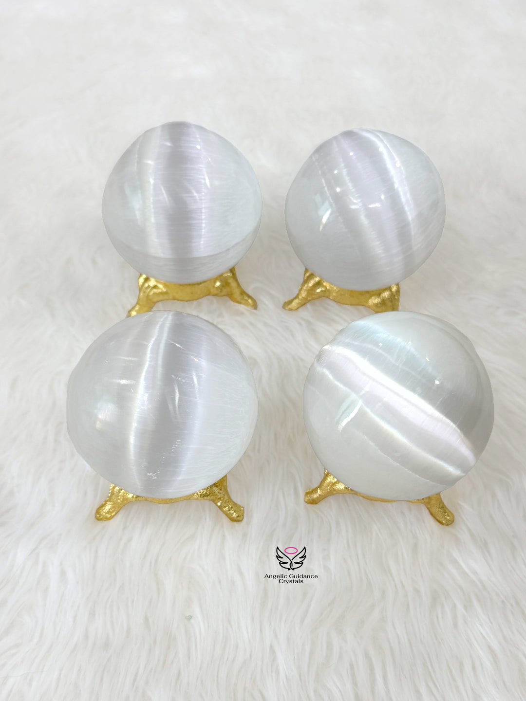 Selenite Sphere Medium