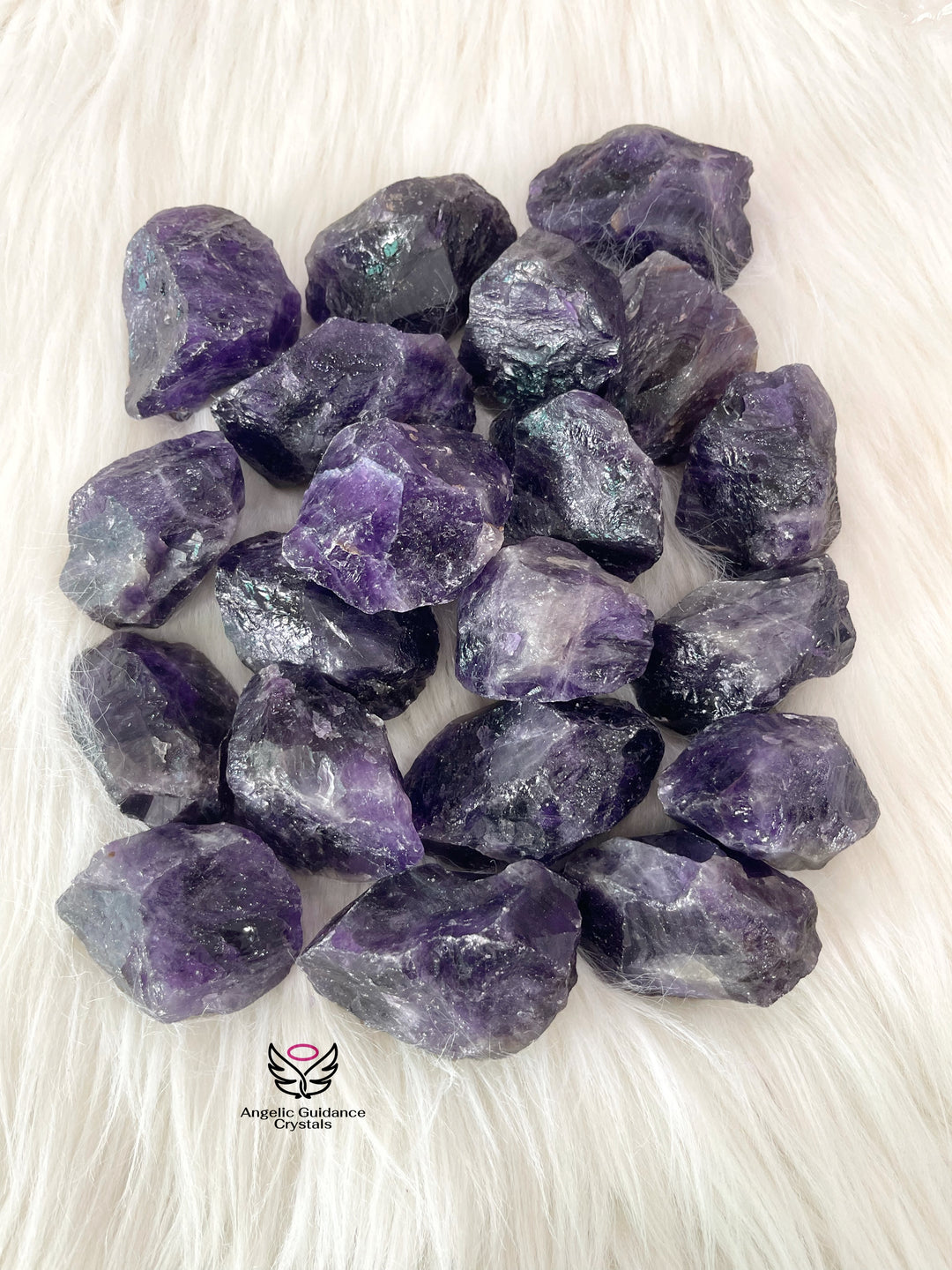 Amethyst Raw Stone Dark Large