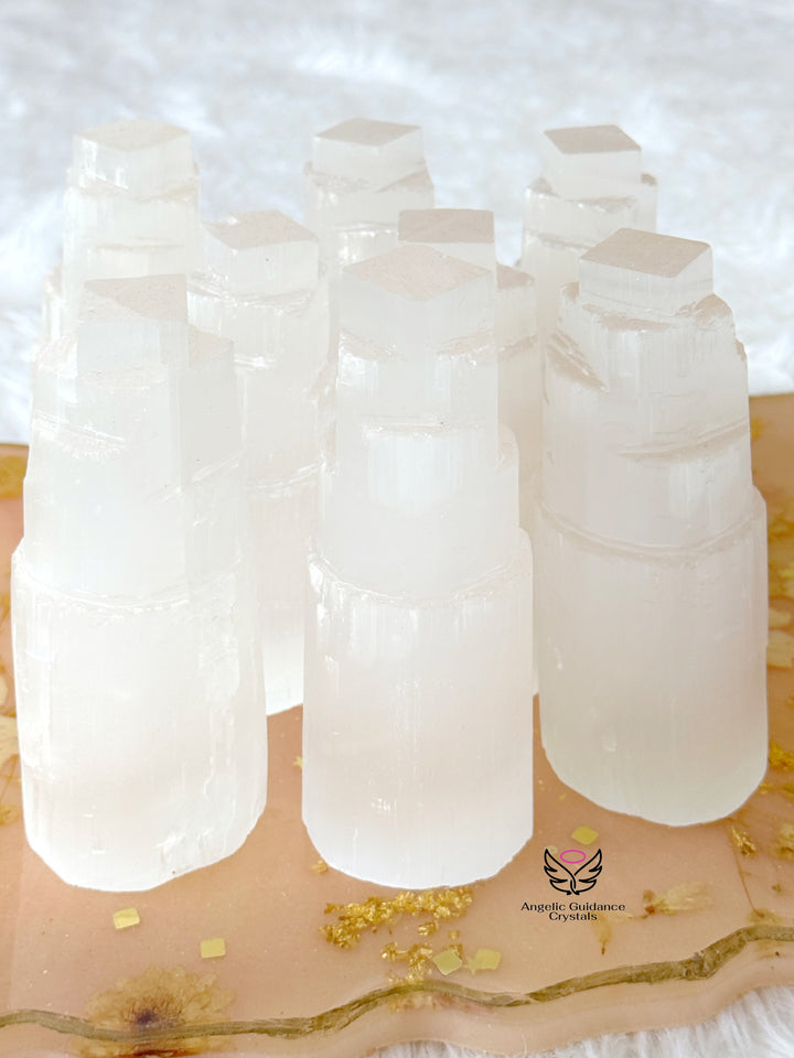 Selenite Iceberg Tower Medium