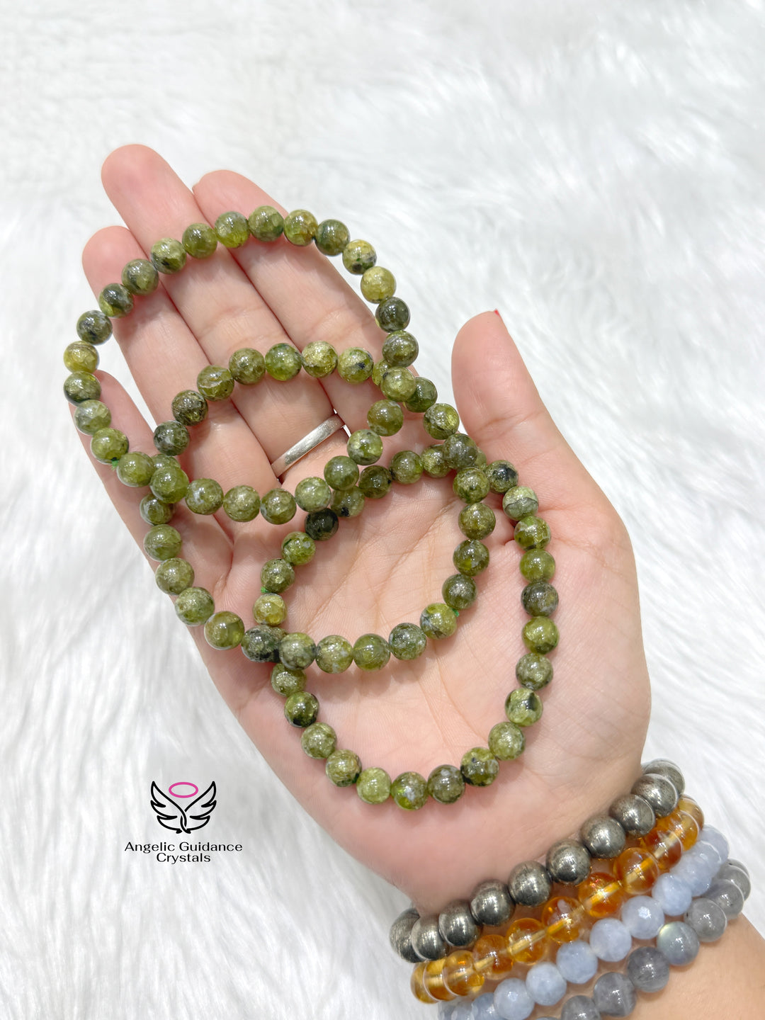 Peridot Bracelet 7mm