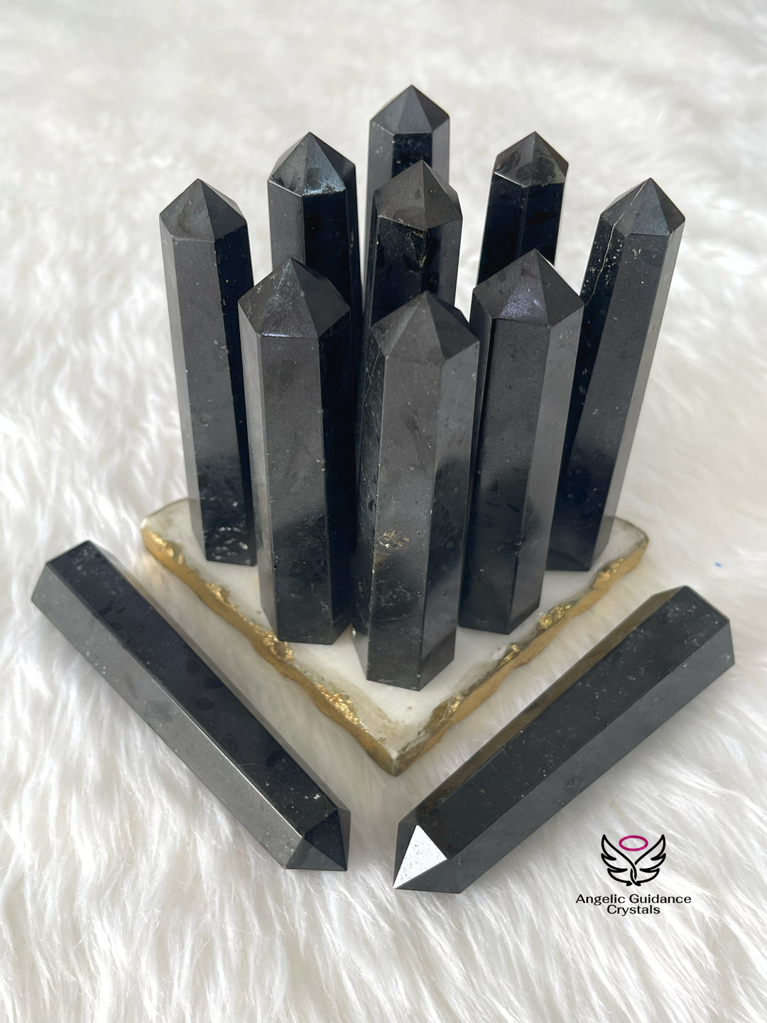 Black Tourmaline Natural Tower