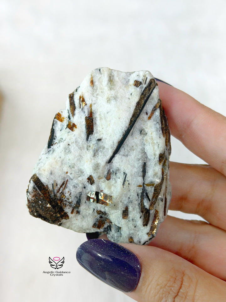 Astrophyllite Raw Stone For Transformation &amp; Growth