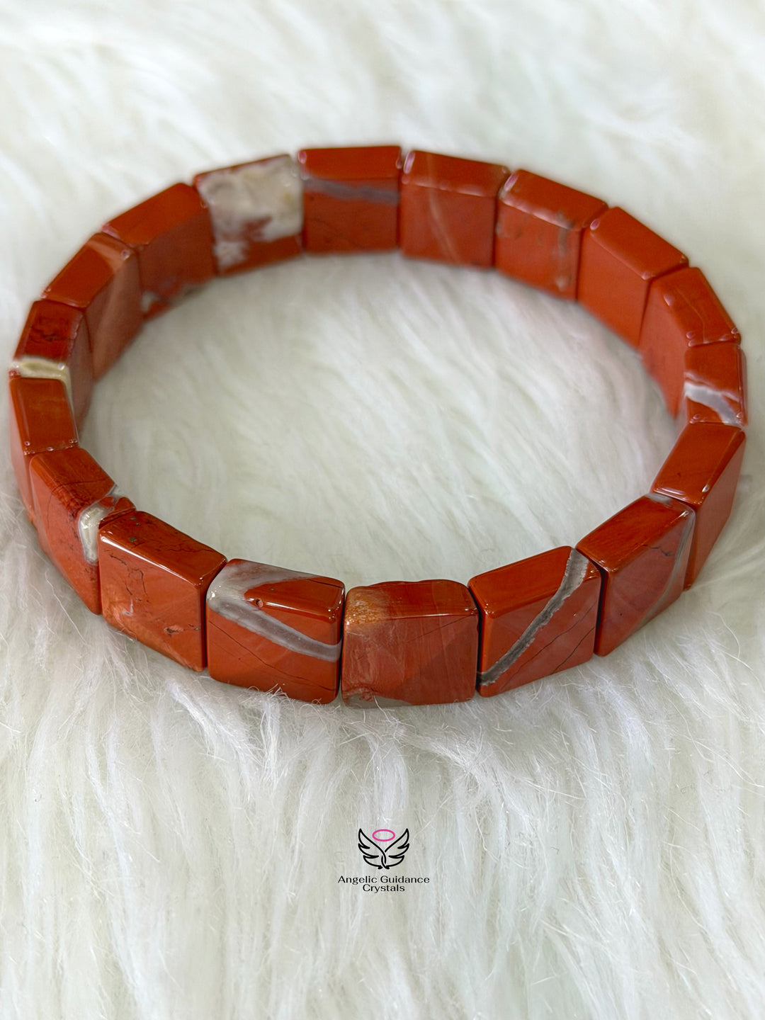 Red Jasper Pyramid Bracelet