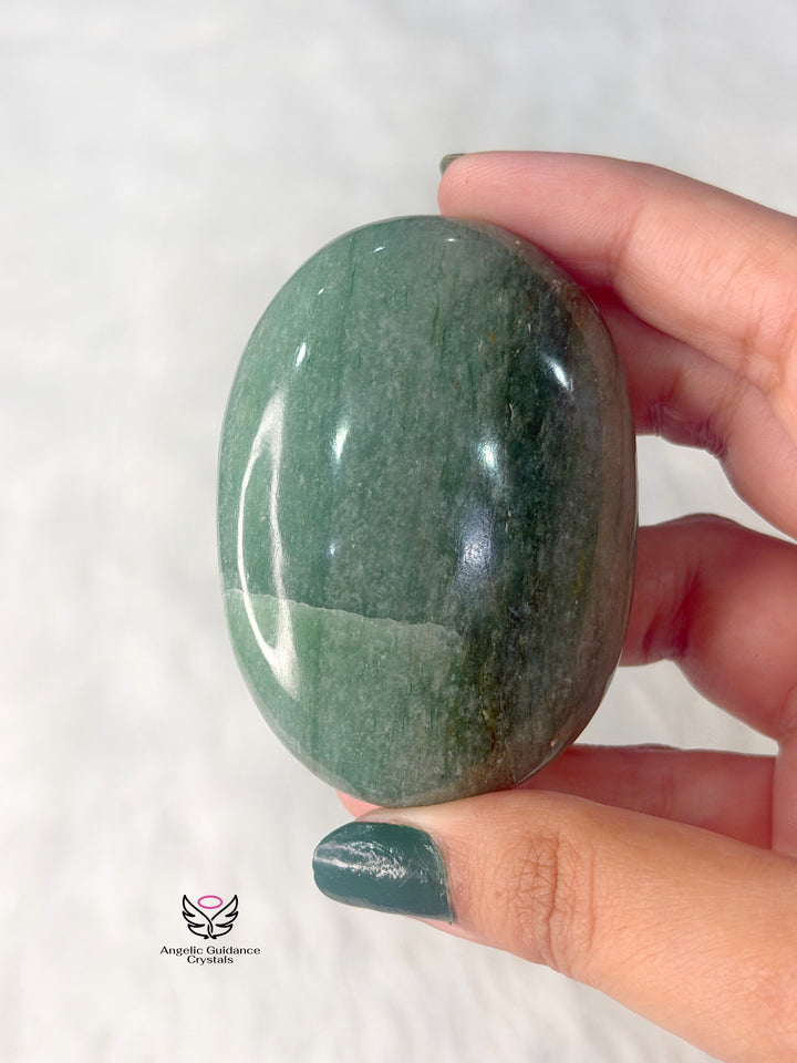 Green Aventurine Dark Palm Stone