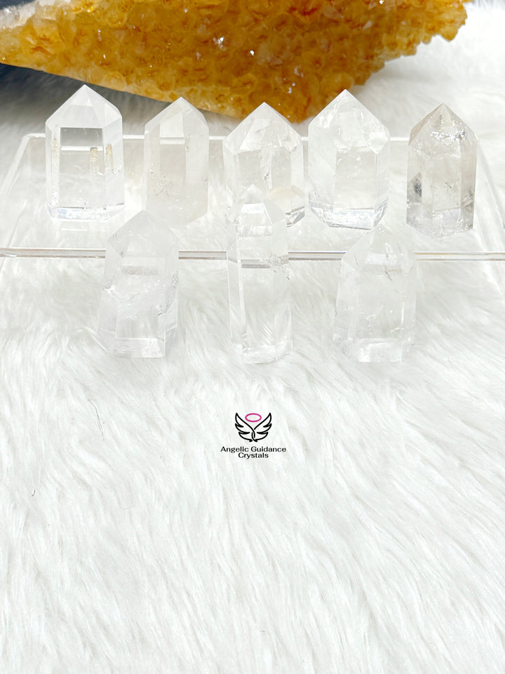 Clear Quartz Tower Medium