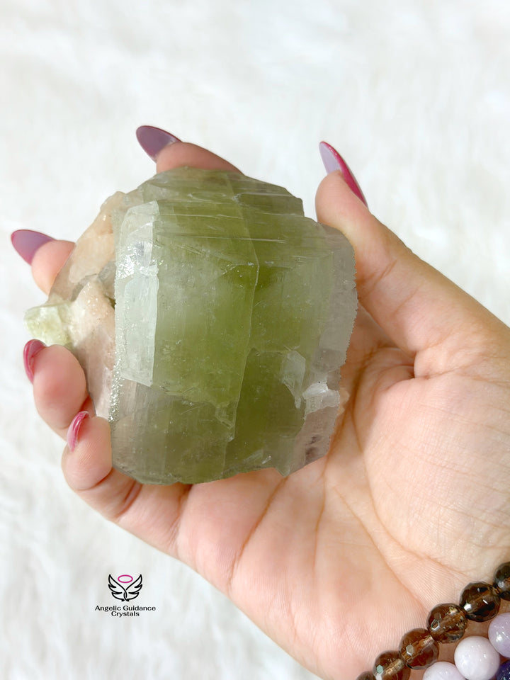 Green Apophyllite Cluster 