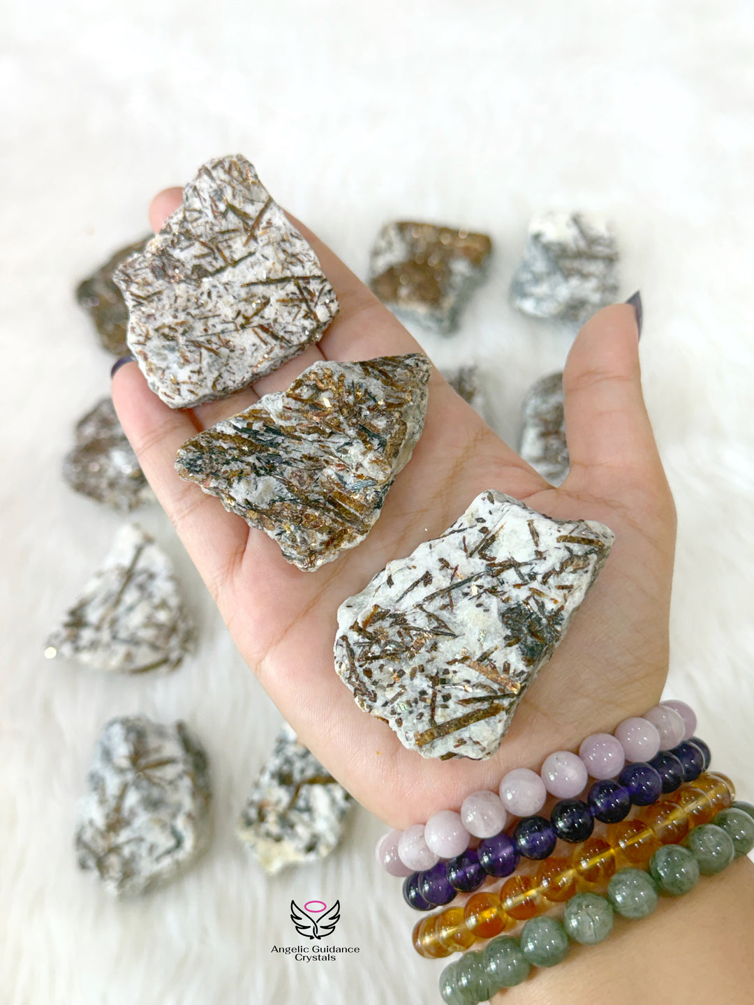 Astrophyllite Raw Stone For Transformation &amp; Growth