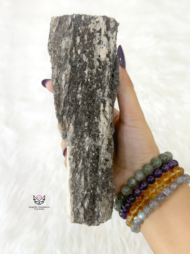 Petrified Wood With Smoky Quartz 6