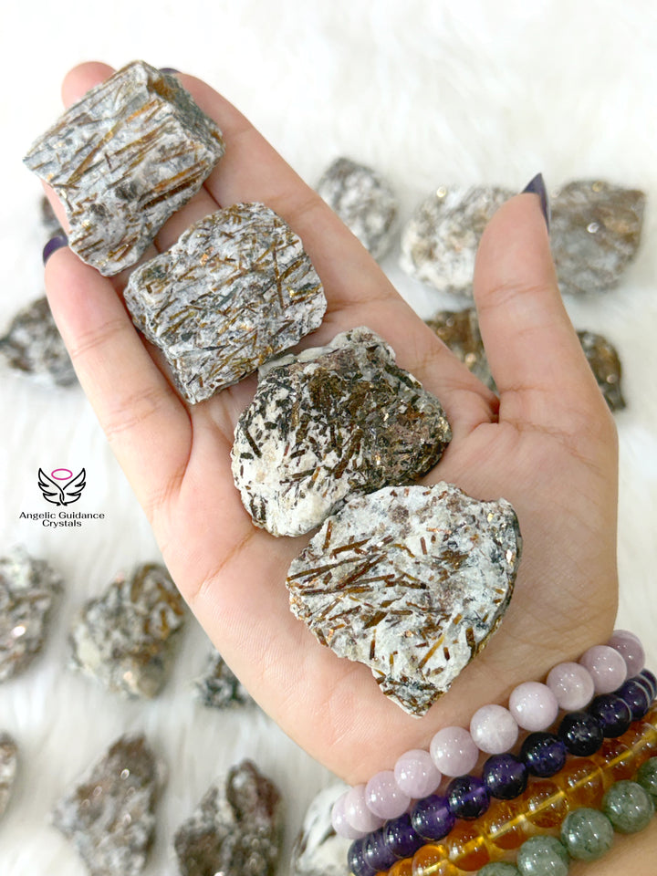 Astrophyllite Raw Stone For Transformation &amp; Growth Lot 1