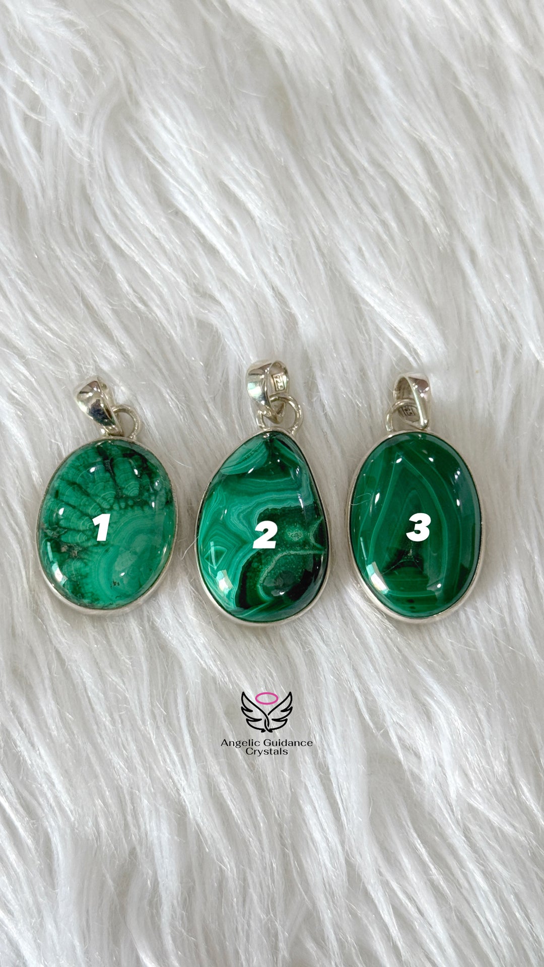 Malachite Silver Pendant | Growth And Abundance