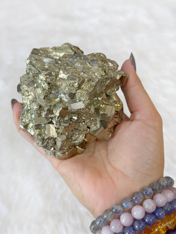 Pyrite Cubic Cluster 19