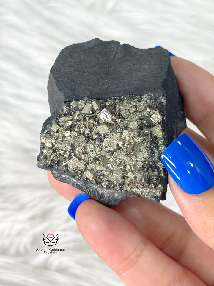 Shungite With Pyrite Rawstone Medium