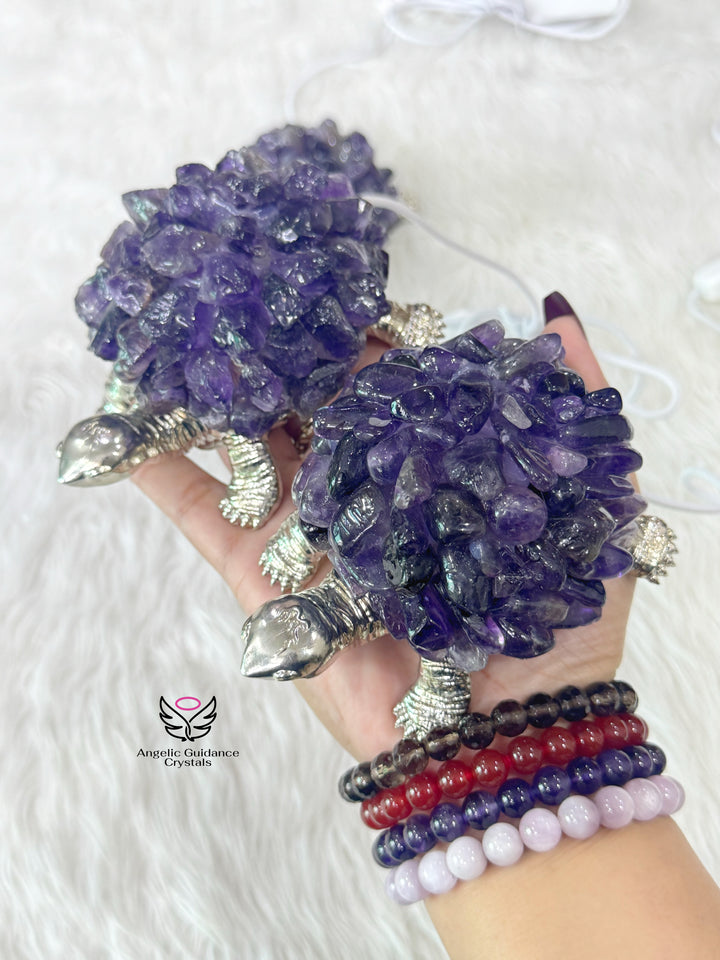 Amethyst Tortoise Lamp 1