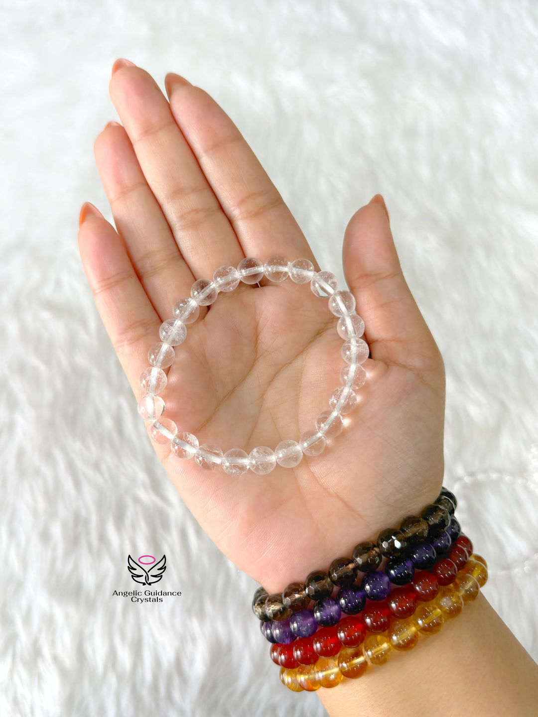 Clear Quartz Bracelet 8mm