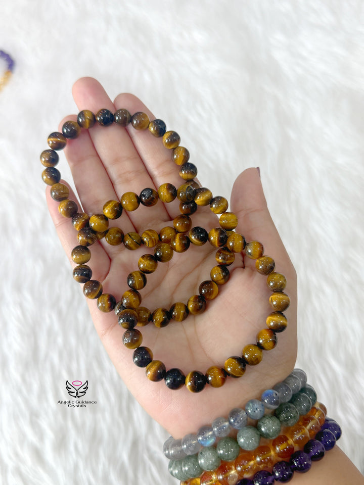 Tigers Eye Bracelet 8mm Aaa