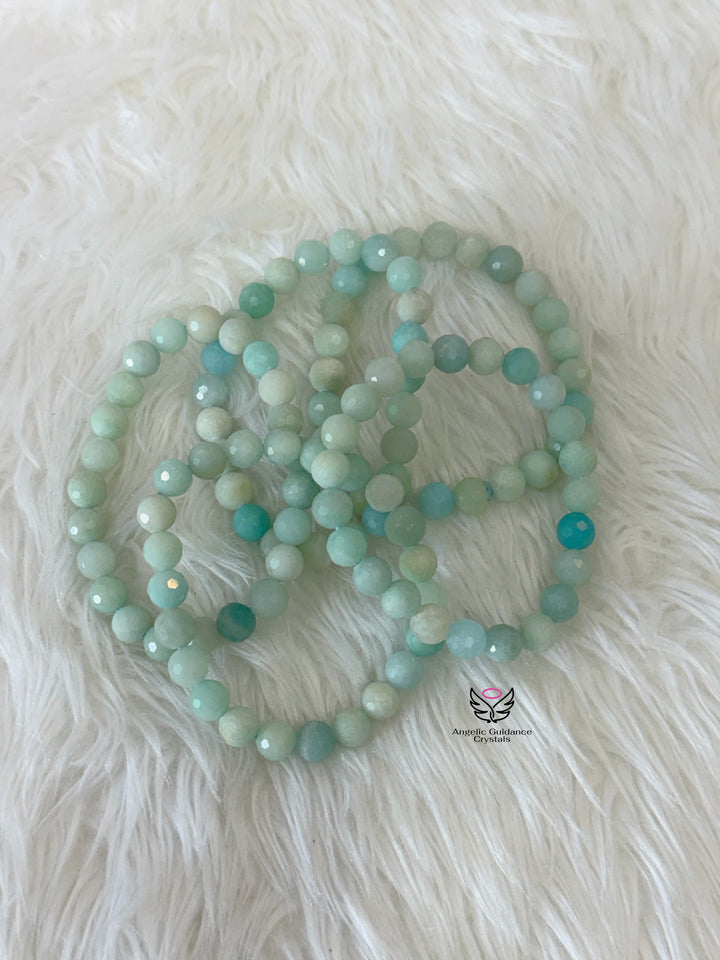 Amazonite Faceted 8mm Bracelet
