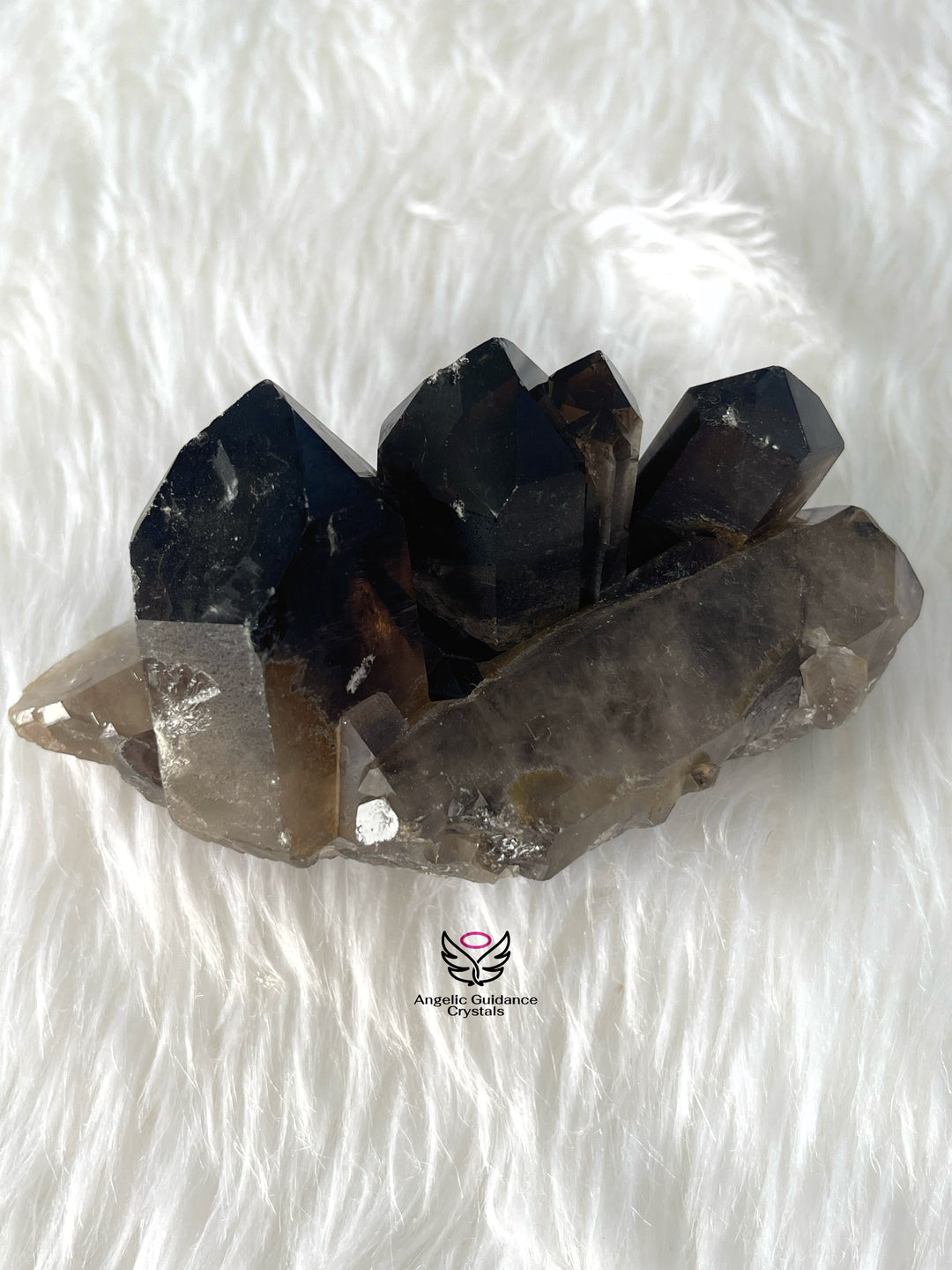 Smoky Quartz Cluster Large