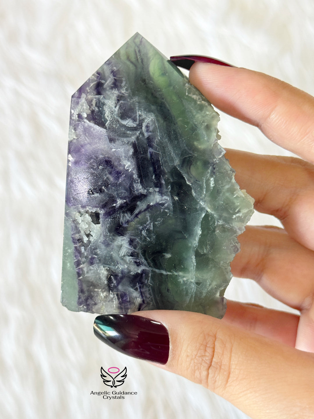 Rainbow Fluorite Raw Tower