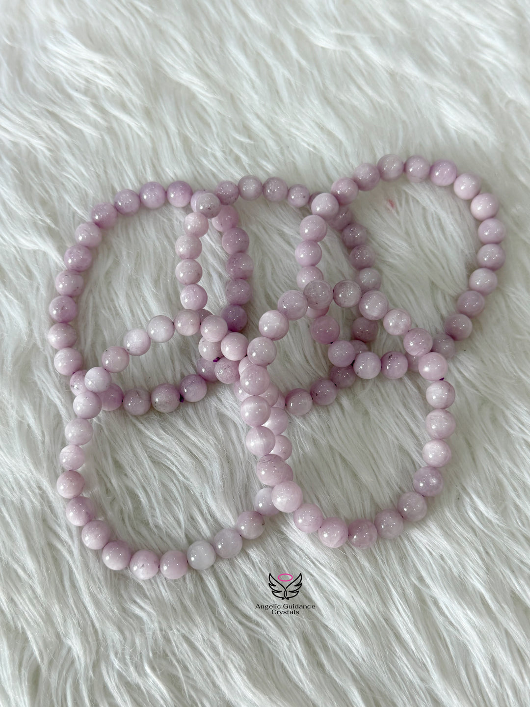 Kunzite Round Bracelet Aaa 8mm