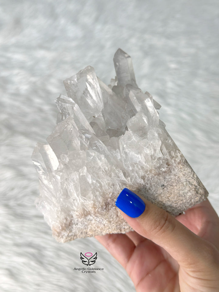 Clear Quartz Lemurian Cluster 14