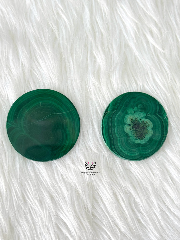 Malachite Slice Round