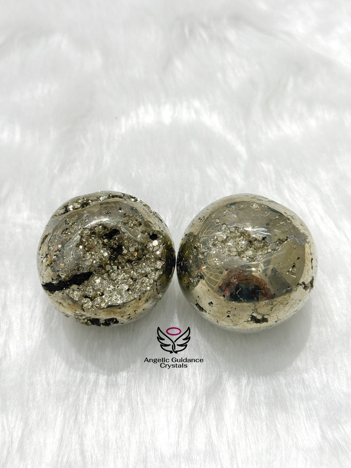 Pyrite Cluster Sphere Small