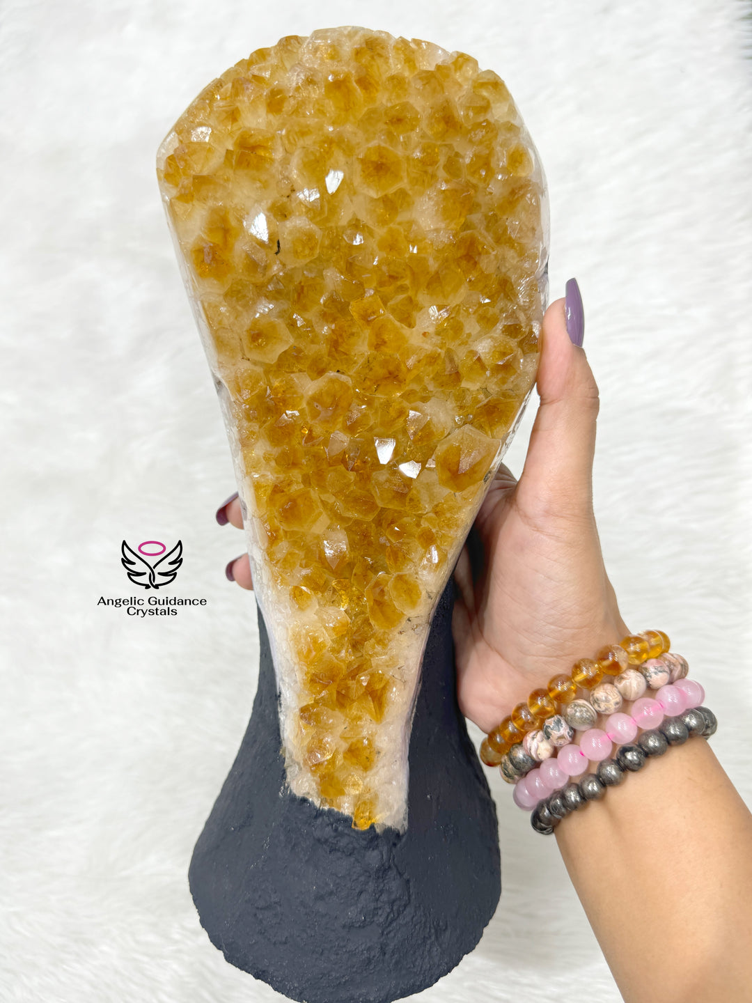 Citrine Standing Cluster 1