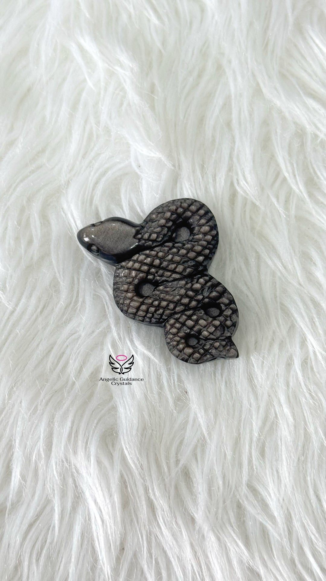Golden Sheen Obsidian Snake Small