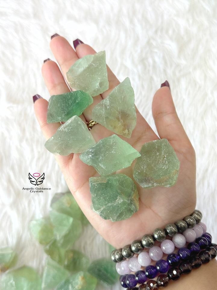 Green Fluorite Rawstone Small